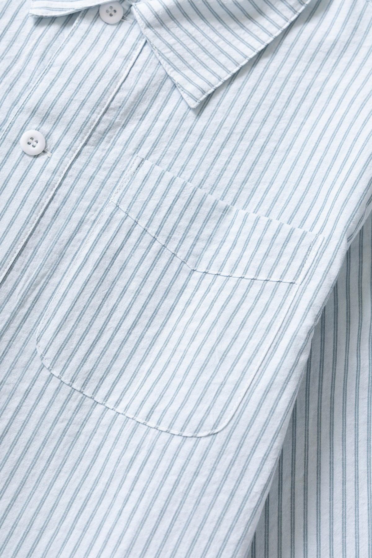 Blacksmith - Striped Two Button Popover - Green Product Image