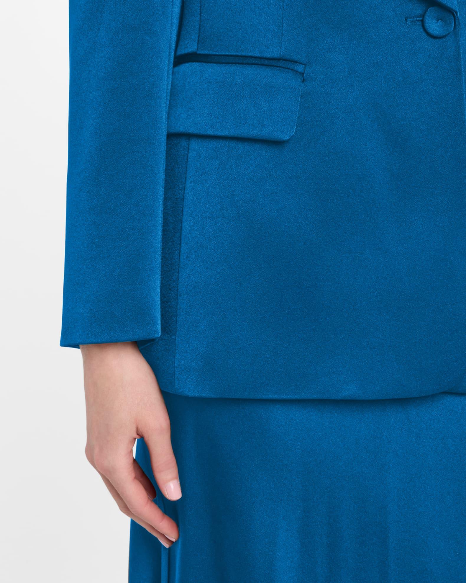 Sia Single-Button Shawl Collar Blazer Product Image