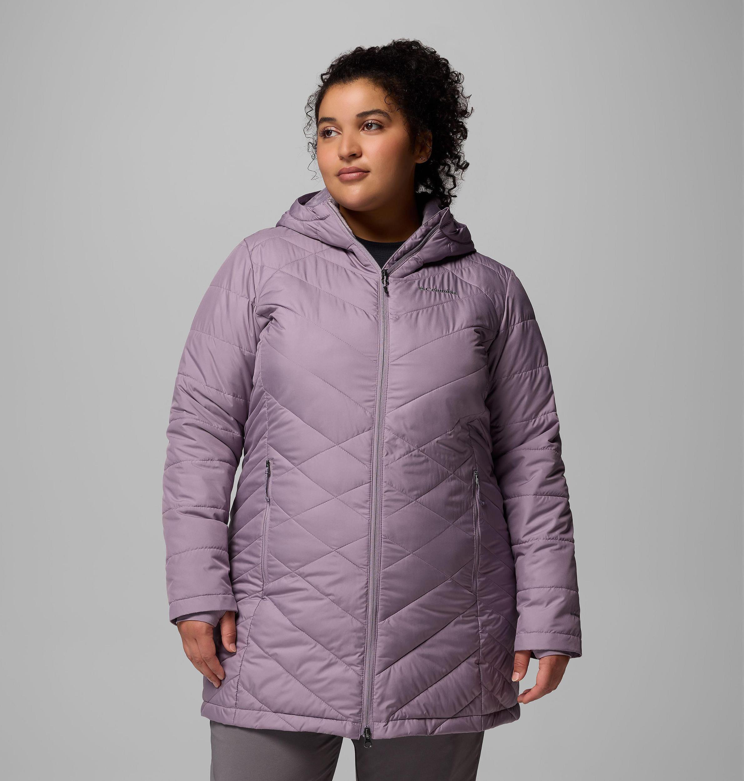 Columbia Womens Heavenly Long Hooded Jacket - Plus Size- Product Image