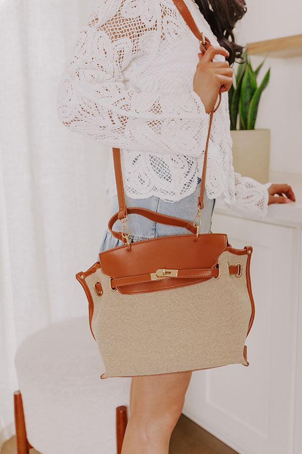 Yoana Woven Purse in Brown Product Image