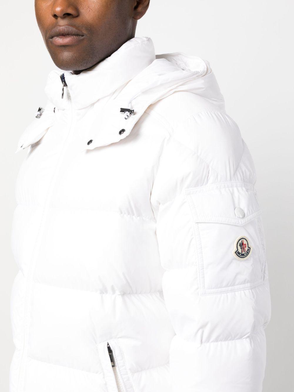 MONCLER Maya Hooded Puffer Jacket In White Product Image