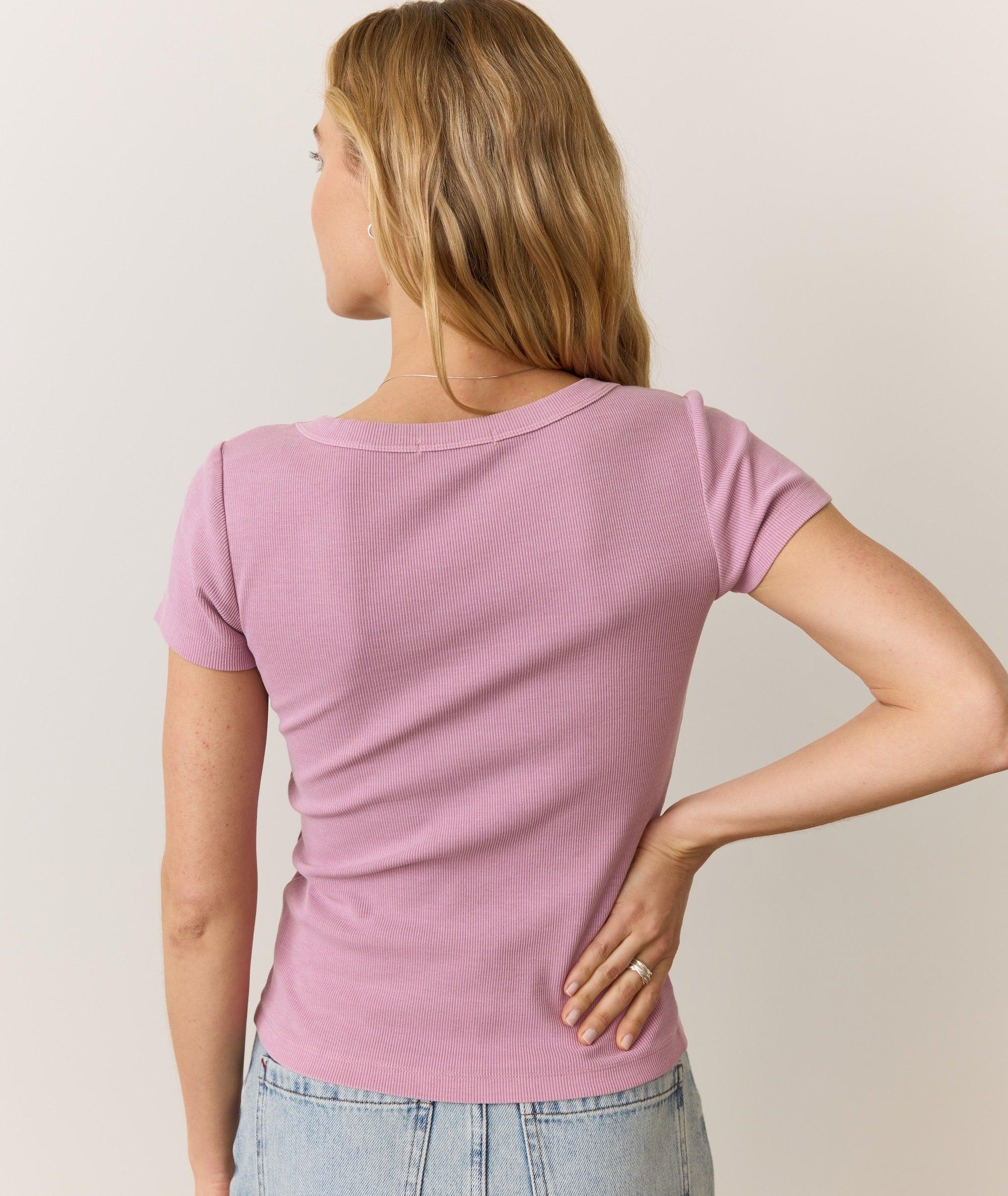 Lexi Rib Sun-In Scoop Tee Product Image