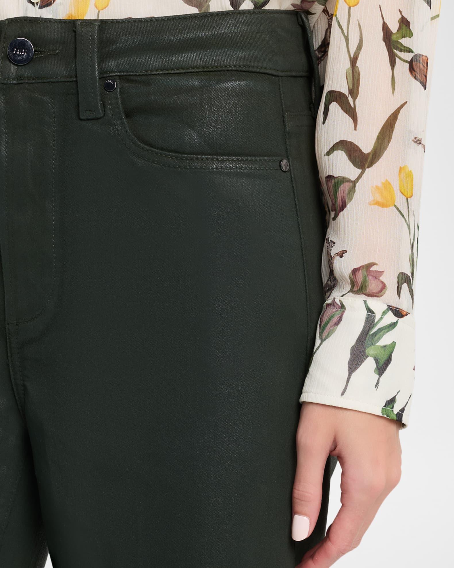 Anessa Coated Wide Ankle Jeans Product Image