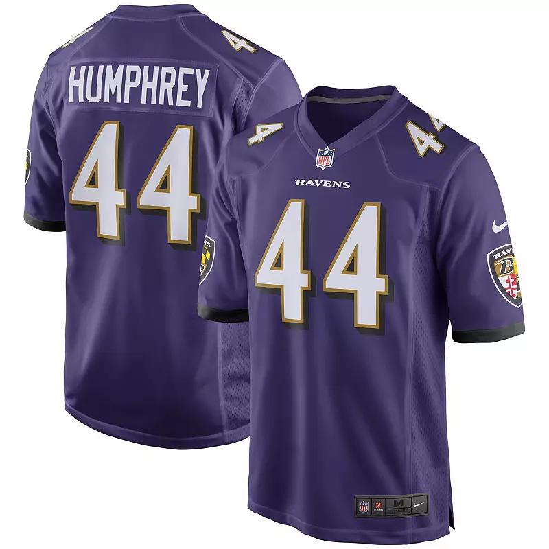 Men's Nike Marlon Humphrey Purple Baltimore Ravens Player Game Jersey, Size: 2XL Product Image