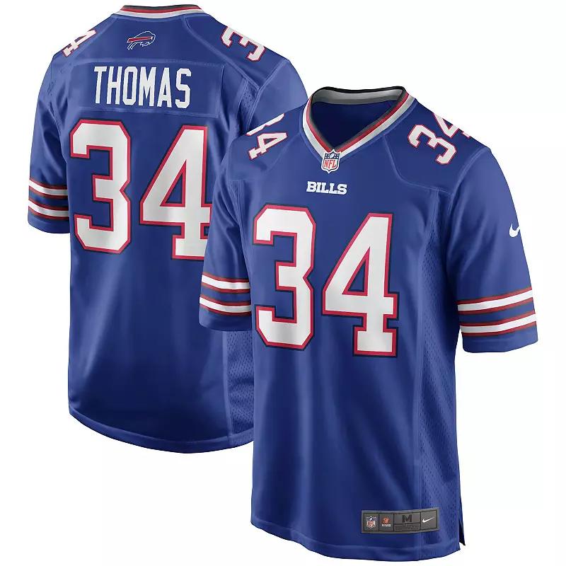 Men's Nike Thurman Thomas Royal Buffalo Bills Game Retired Player Jersey,  Product Image