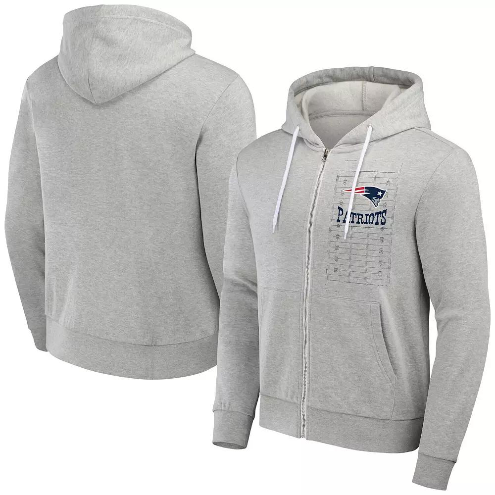 Men's NFL x Darius Rucker Collection by Fanatics Heather Gray Jacksonville Jaguars Domestic Full-Zip Hoodie,  Product Image