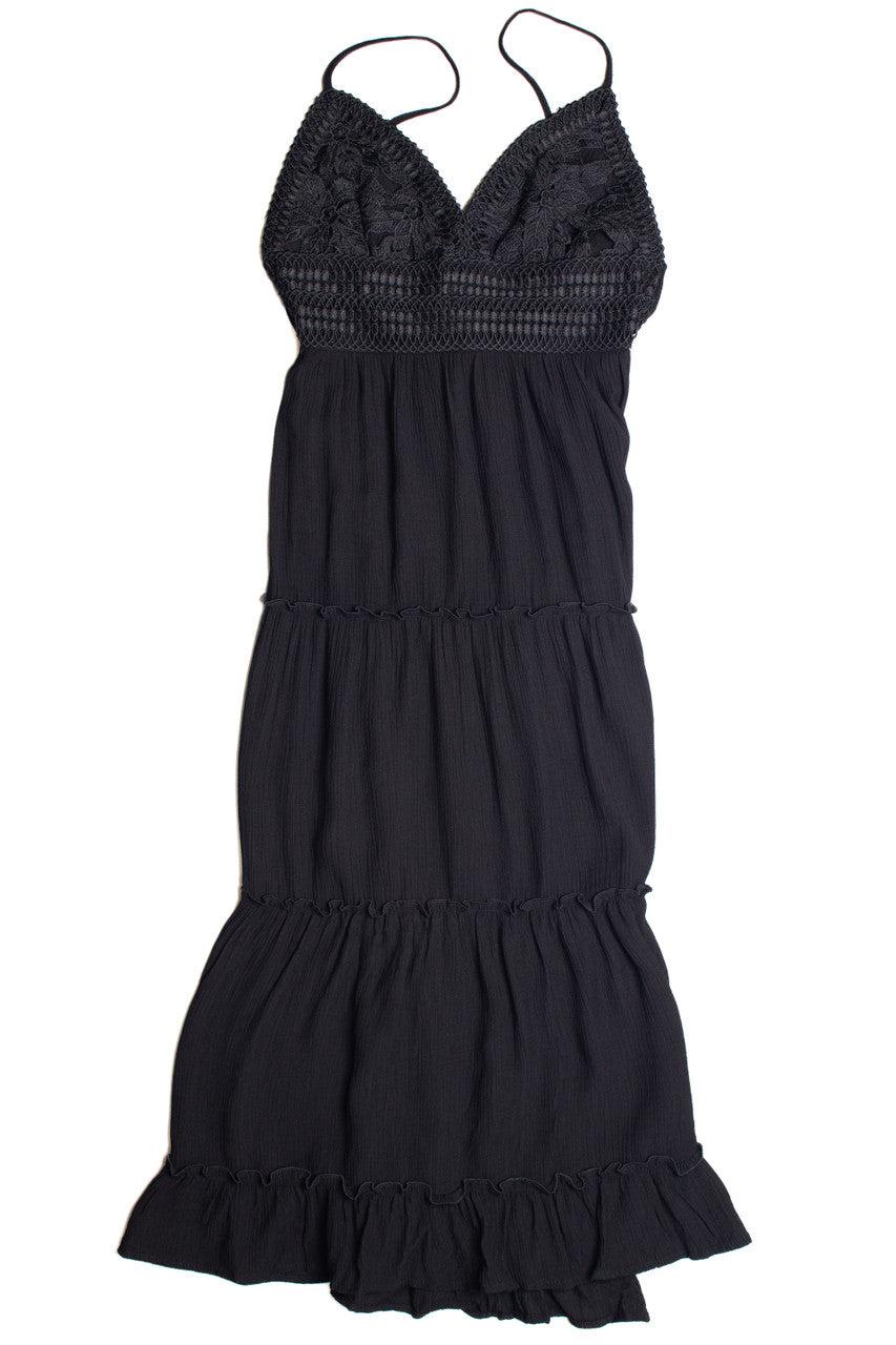 Lace Top Tiered Maxi Dress Product Image