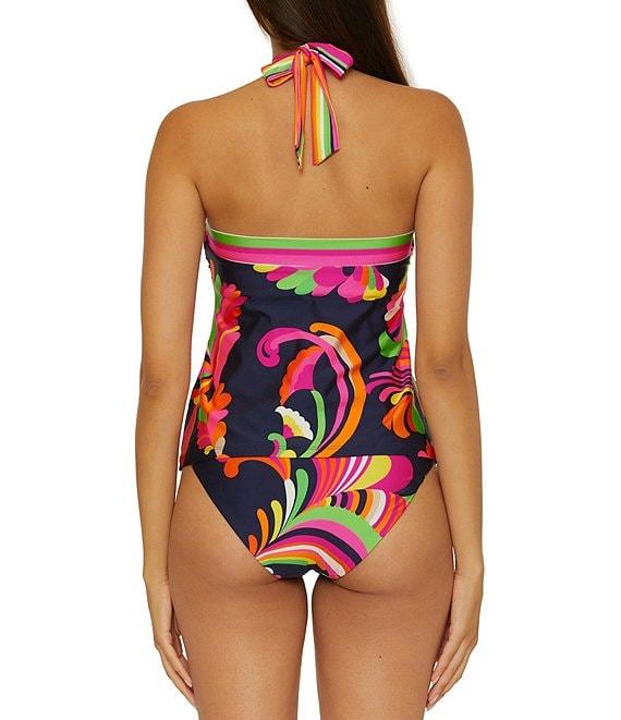 Trina Turk Pool Side Swirl Reversible Hipster Swim Bottom Product Image