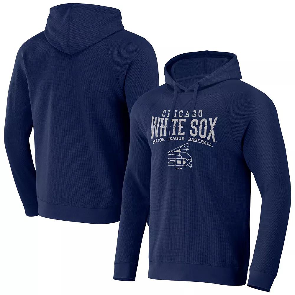 Men's Darius Rucker Collection by Fanatics Navy Chicago White Sox Waffle-Knit Raglan Pullover Hoodie,  Product Image