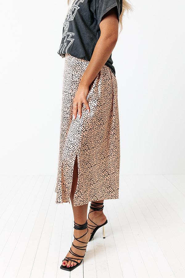 The Envy Cheetah Print Skirt Product Image