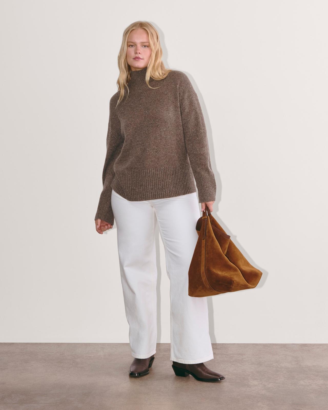 Womens Boxy Turtleneck in Cashmere Sweater by Everlane Product Image