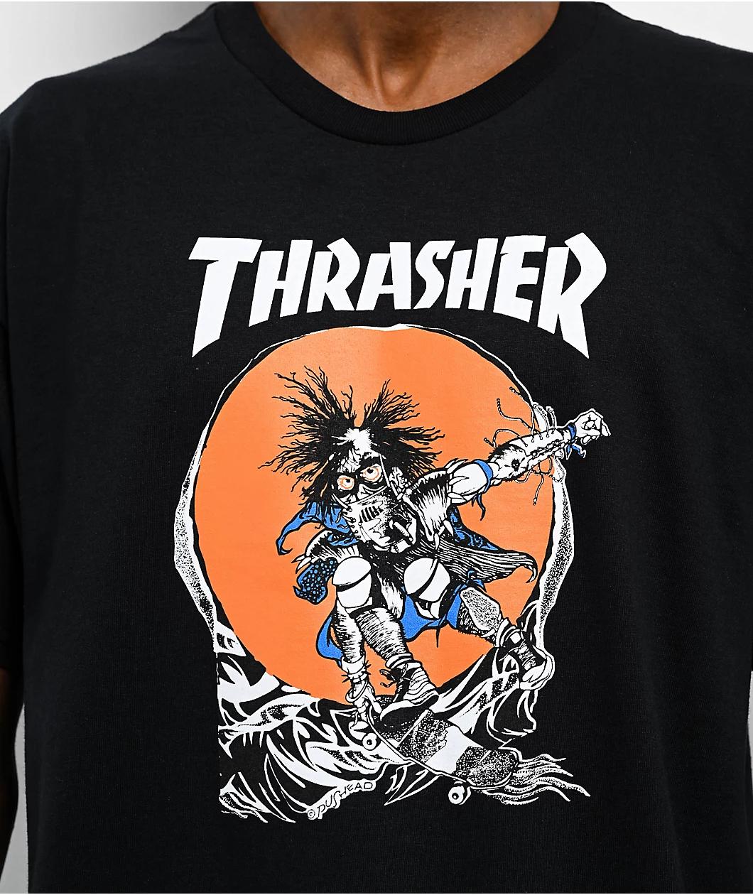 Thrasher Outlaw Black T-Shirt Product Image