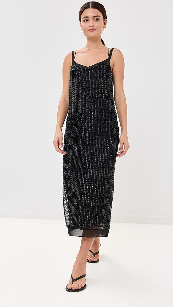 Vince Beaded Slip Dress | Shopbop Product Image