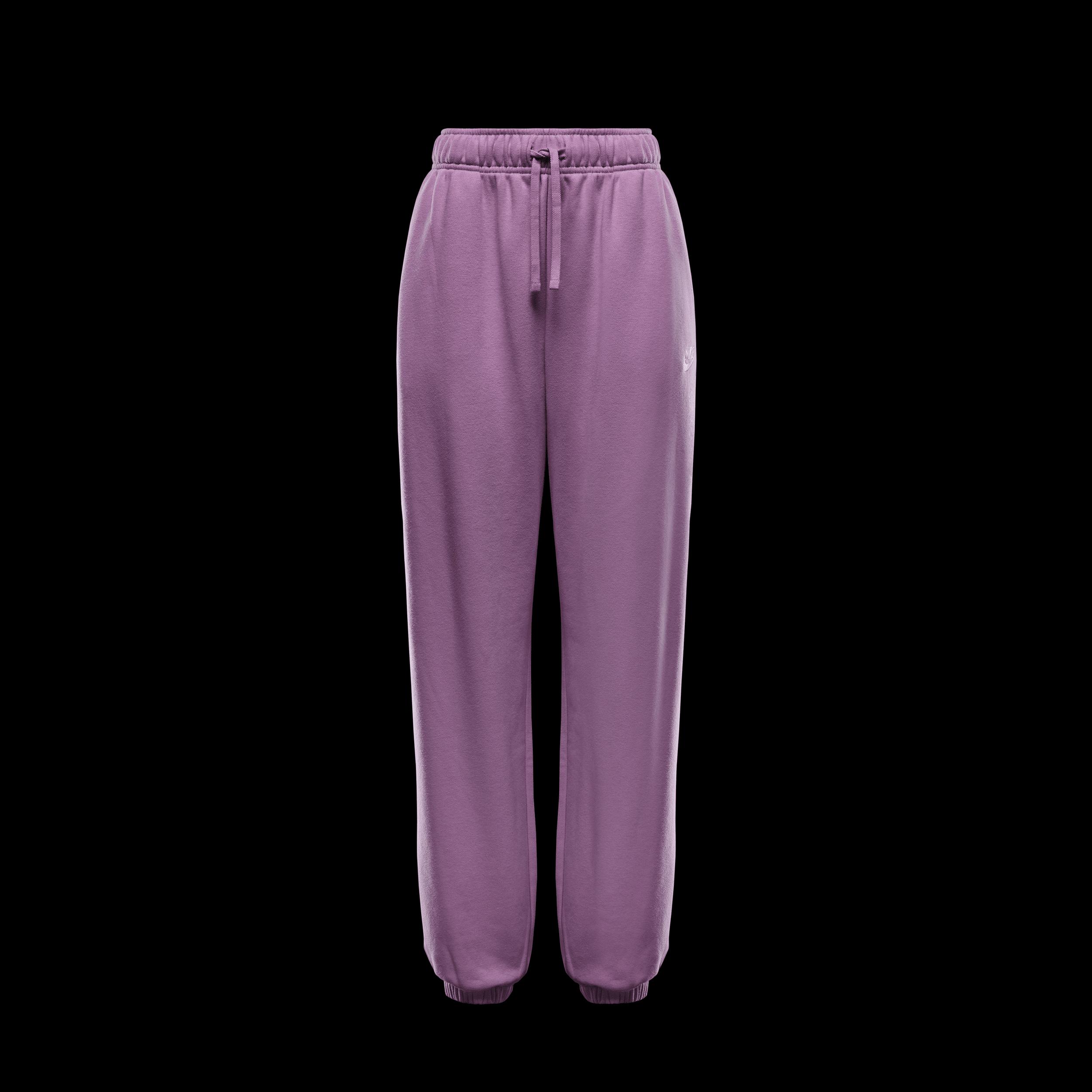 Womens Nike Sportswear Club Fleece Mid-Rise Oversized Sweatpants Product Image