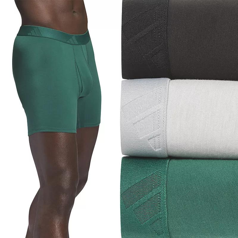 Men's adidas 3-Pack Luxe Comfort Boxer Briefs,  Product Image
