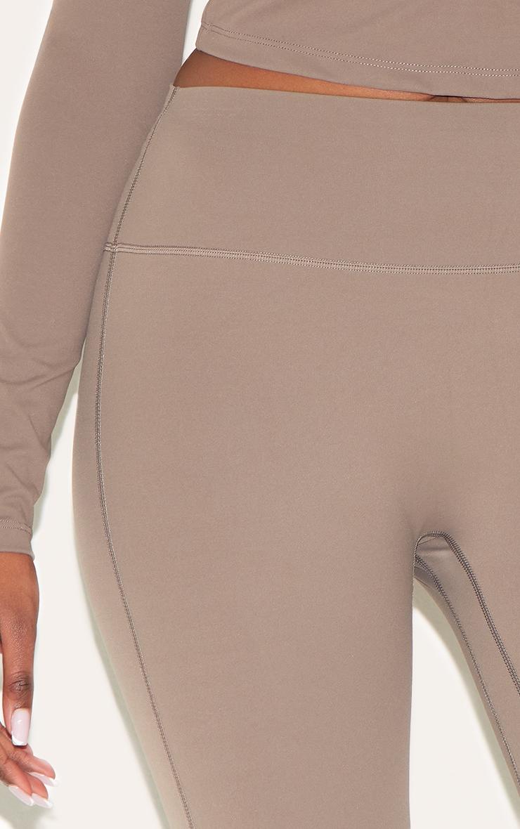 Brown Ultimate Sculpt High Waist Gym Leggings Product Image