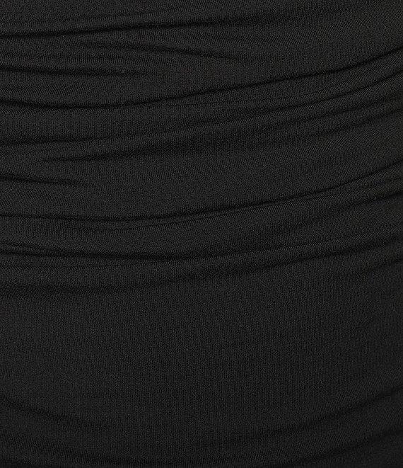 Good American Super Stretch Jersey Strapless Asymmetrical Hem Tube Top Product Image