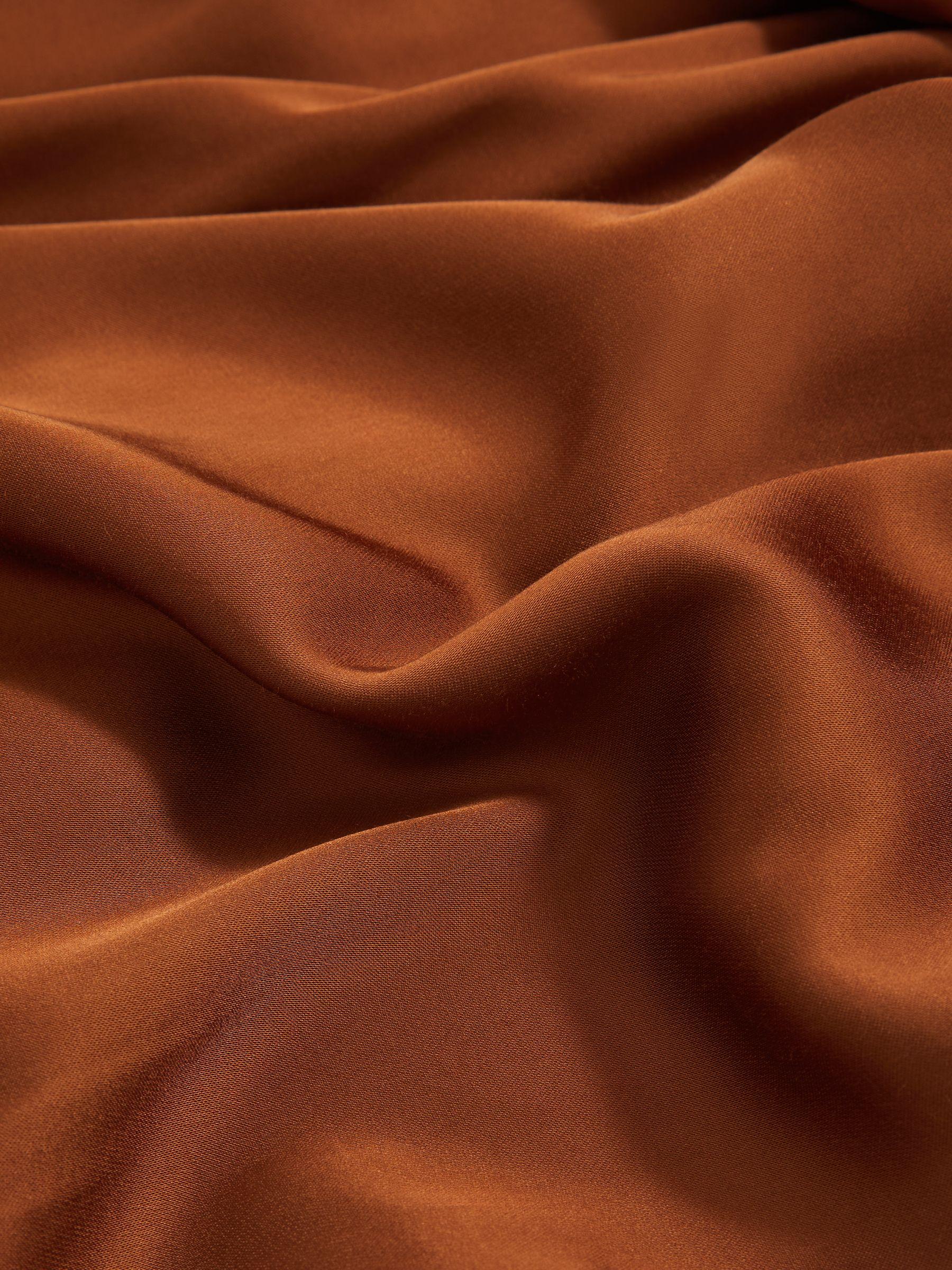 Good American Satin Handkerchief Top in Copper Product Image