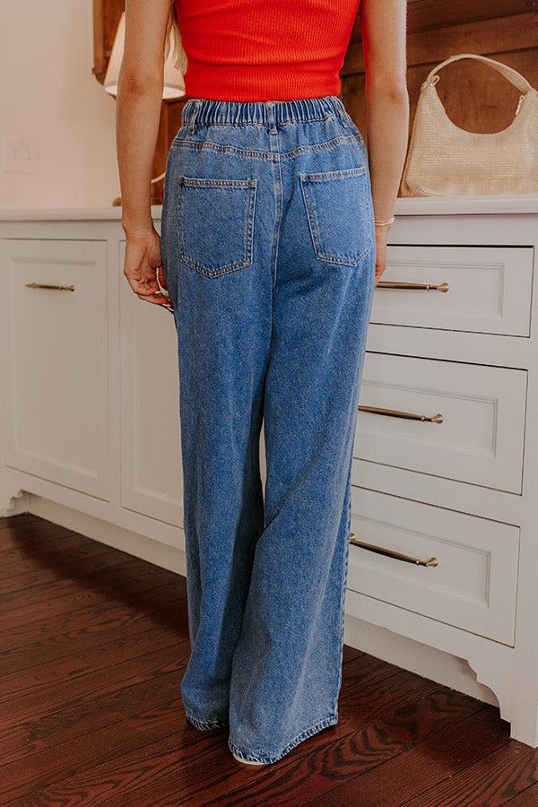 The Natalie High Waist Wide Leg Jean Product Image