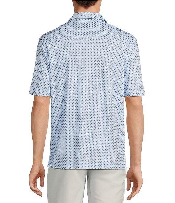 Hart Schaffner Marx The Mr. Classic Collection HartSoft Short Sleeve Medallion Print Polo Shirt Product Image