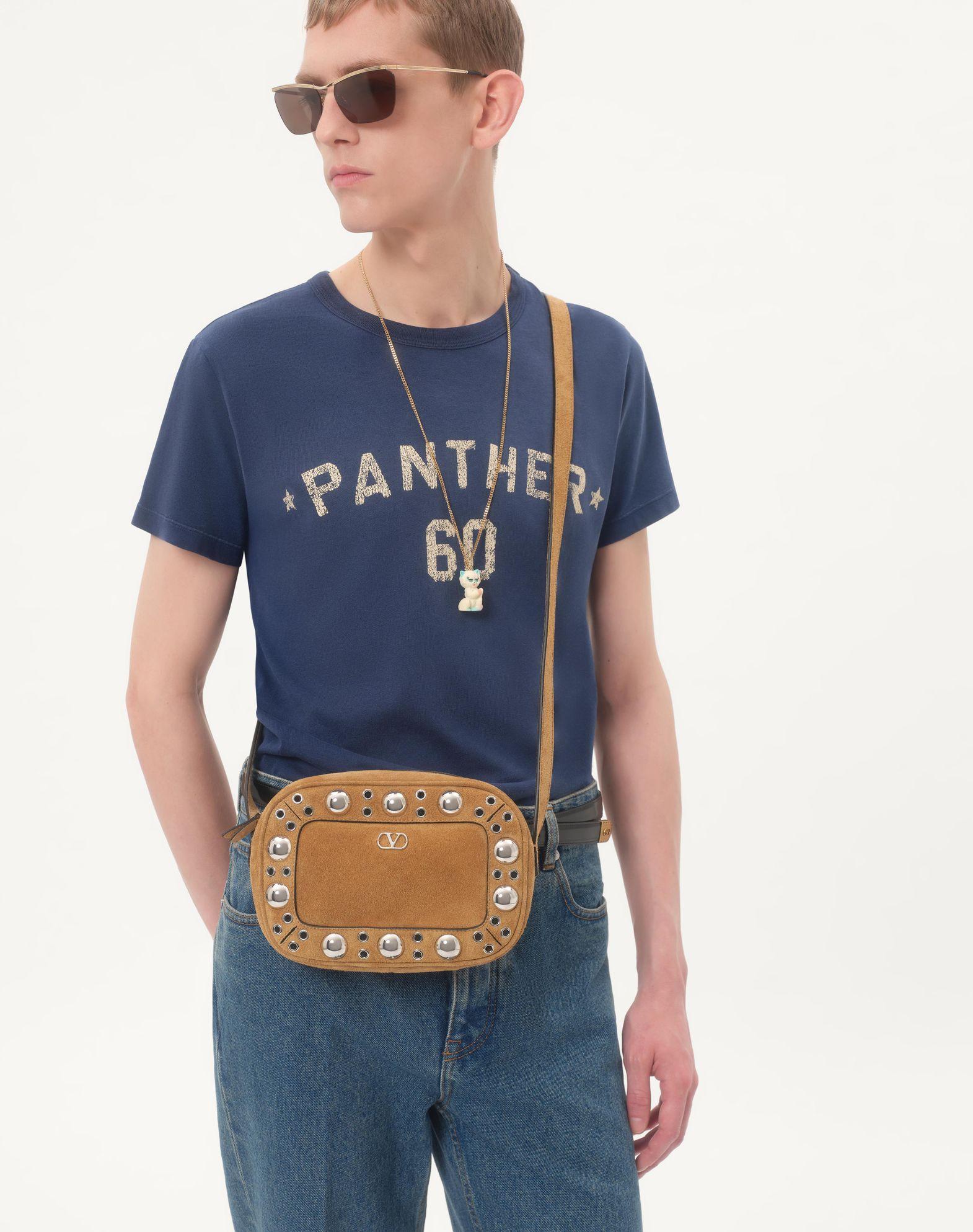 Valentino Garavani Nellcôte Suede Shoulder Bag Product Image