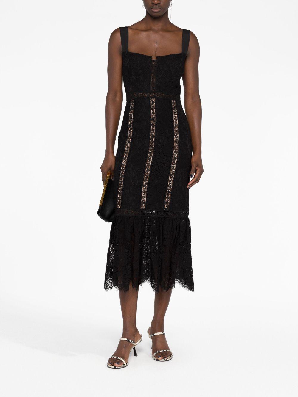 floral-lace midi dress Product Image