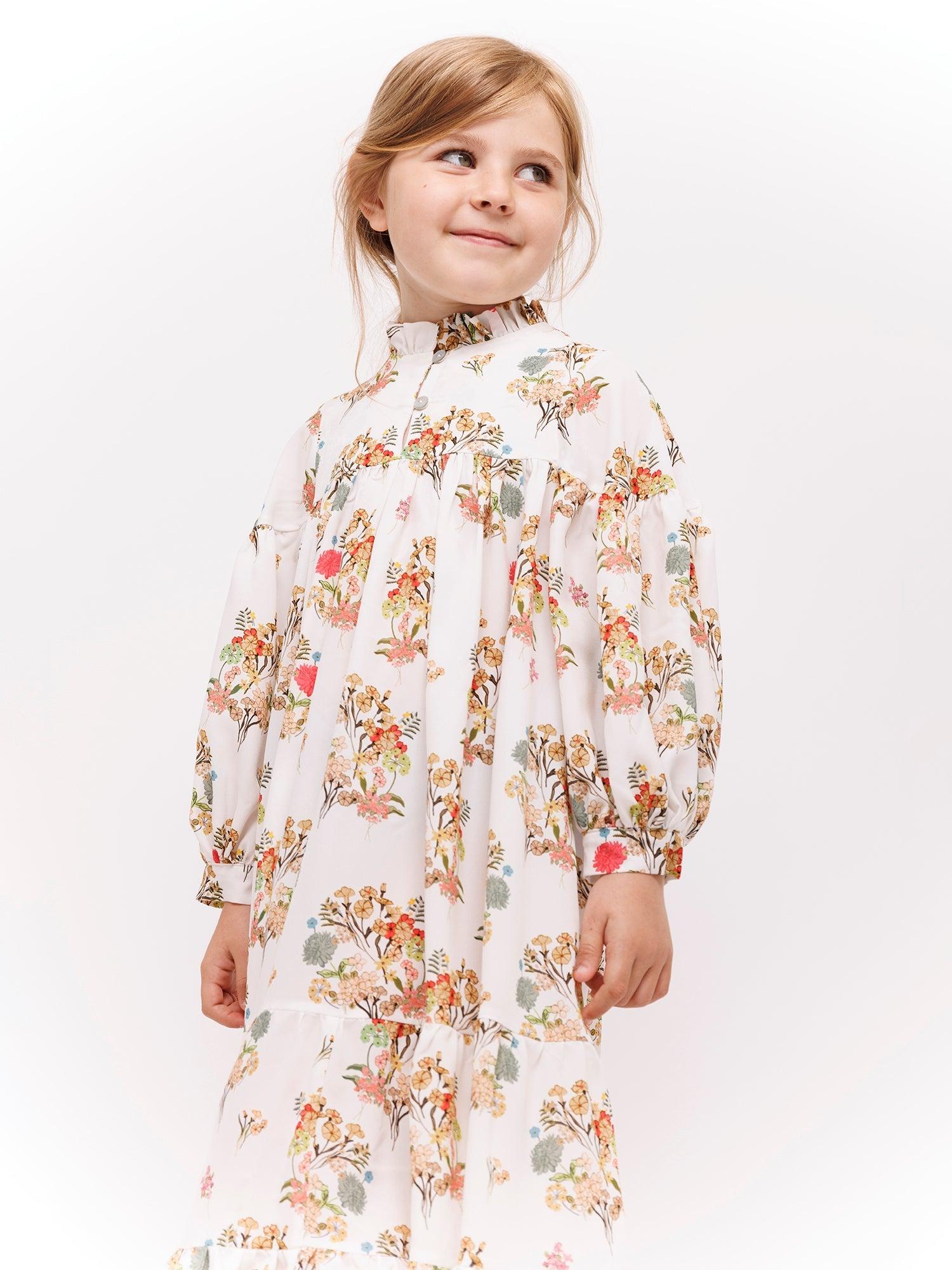Christina Rohde Renoir Patterned Tiered  Dress Product Image