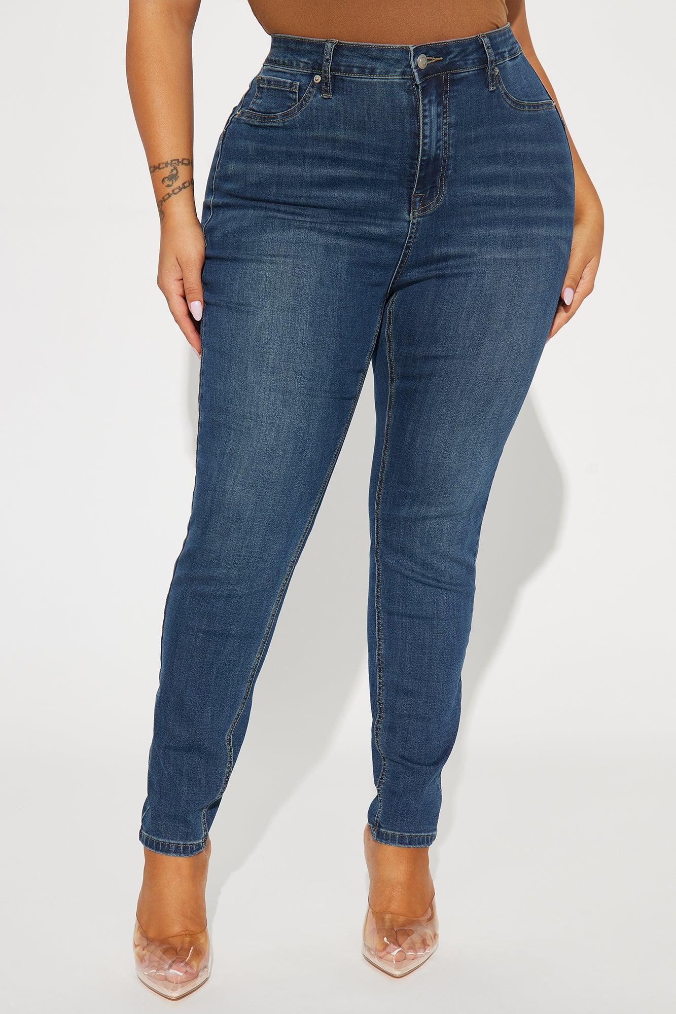 Mia Booty Lifting Stretch Skinny Jeans - Dark Wash Product Image
