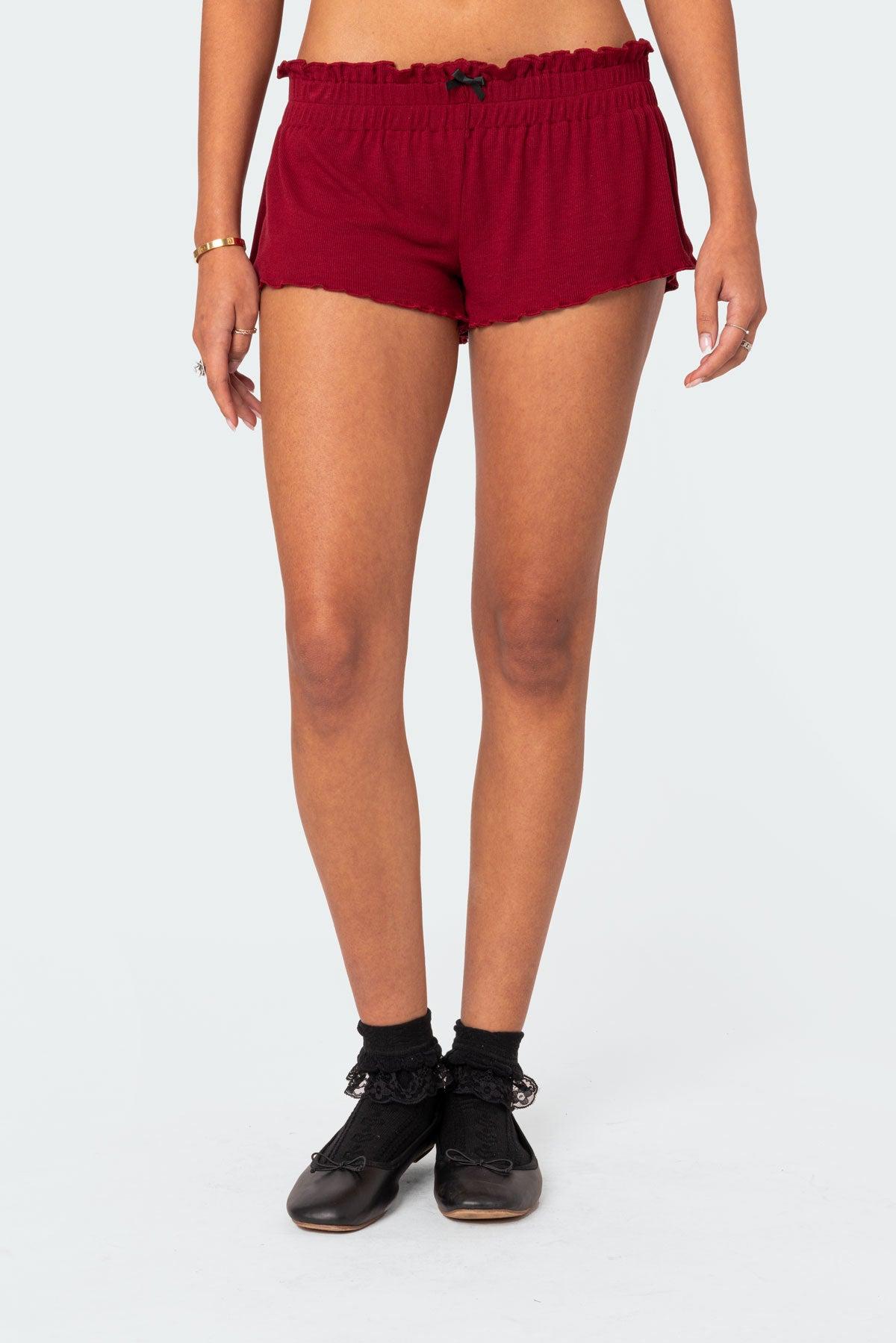 Gilmore Ribbed Shorts Product Image