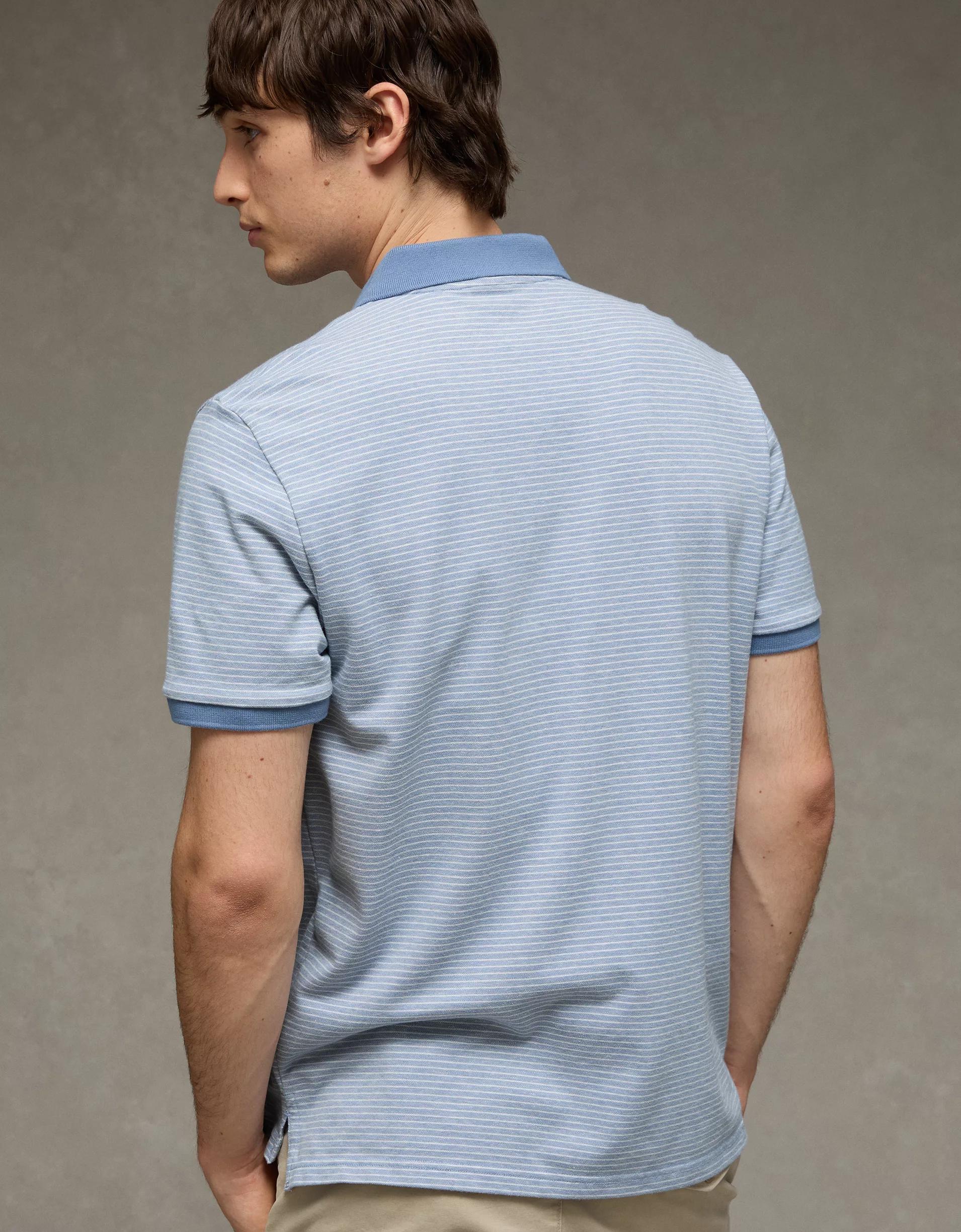 AE 24/7 Club Pique Polo Shirt Product Image