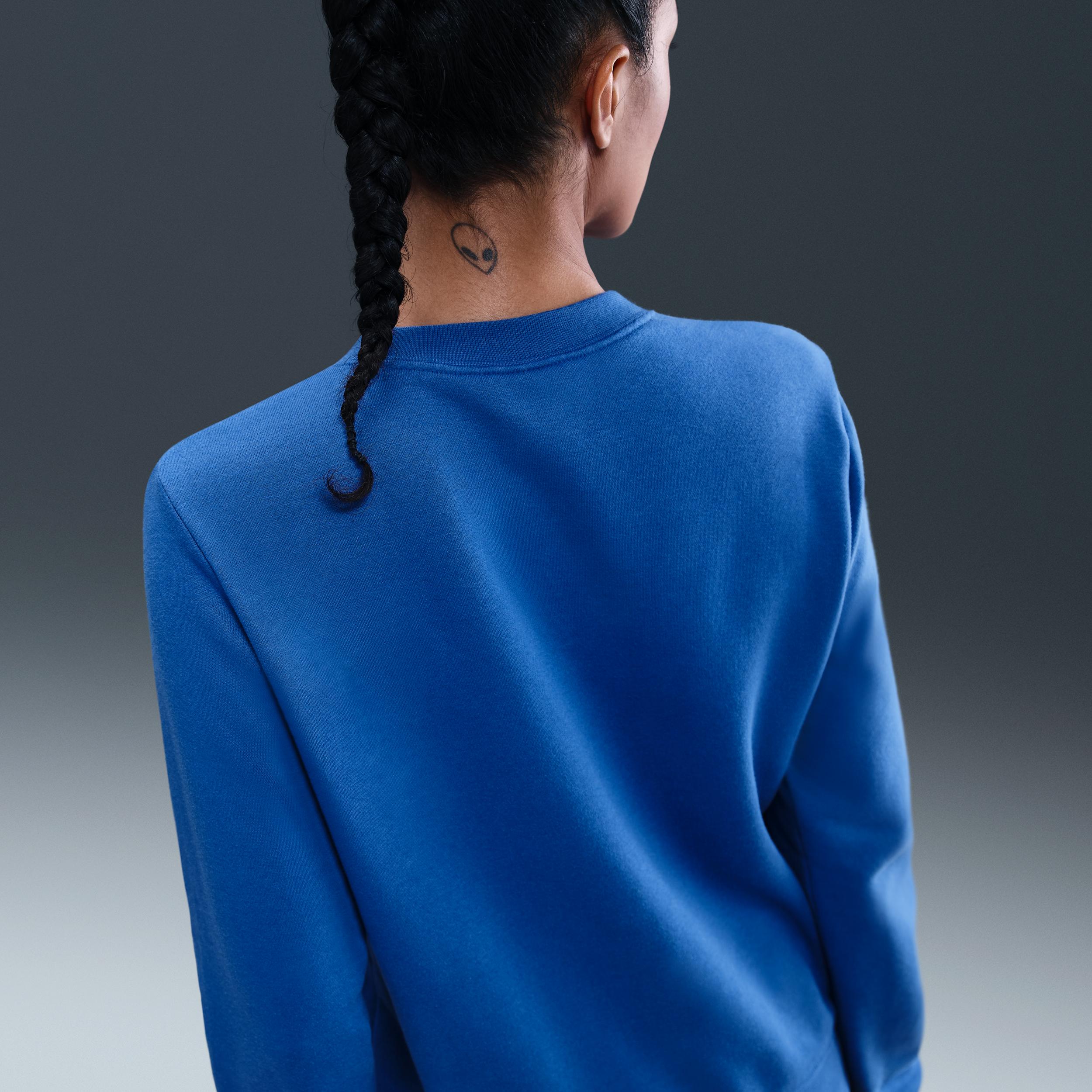 Women's Nike Sportswear Club Fleece Crew-Neck Sweatshirt Product Image
