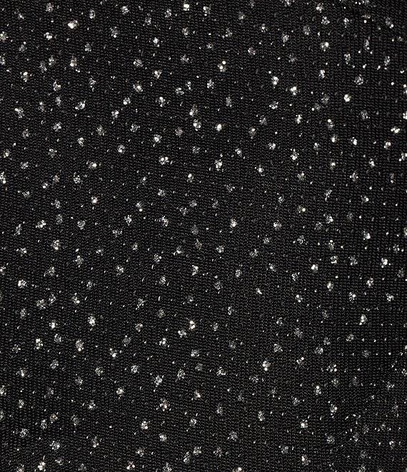 Honey and Rosie Cowl Neck Shirred Front Slit Long Dress Product Image