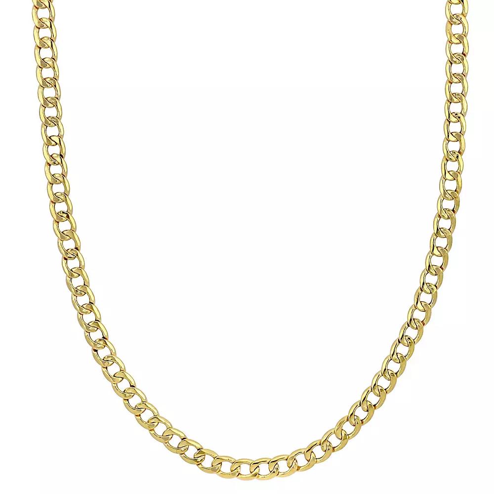 Stella Grace 14k Gold Curb Link Chain Necklace, Women's, Size: 18" Product Image