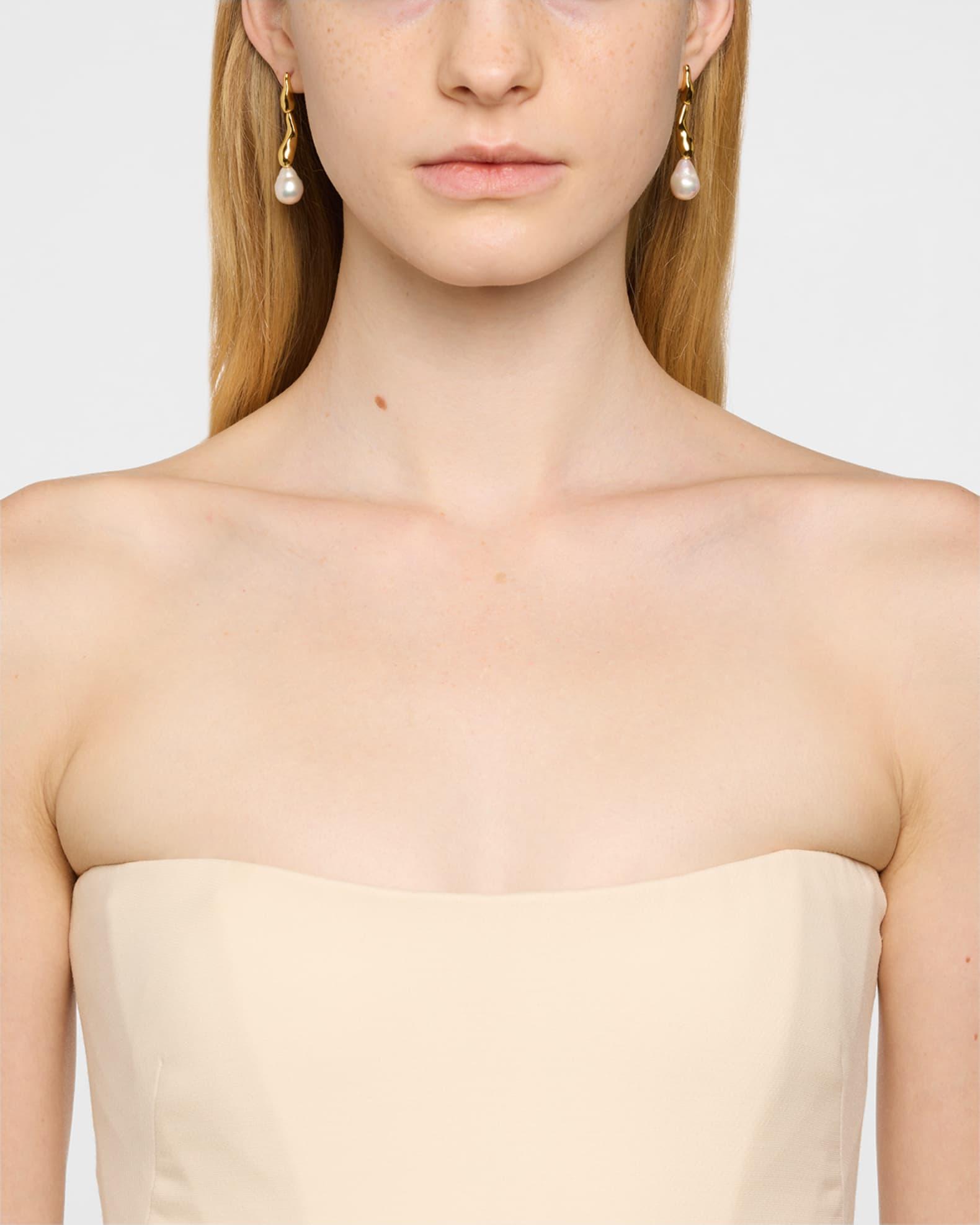 Perla Freshwater Pearl Drippy Earrings Product Image