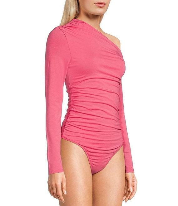 C&V Chelsea & Violet Long Sleeve Off-The-Shoulder Bodysuit Product Image
