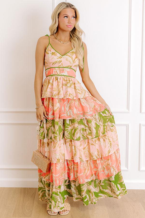 Tropical Daydream Tiered Maxi Dress Product Image