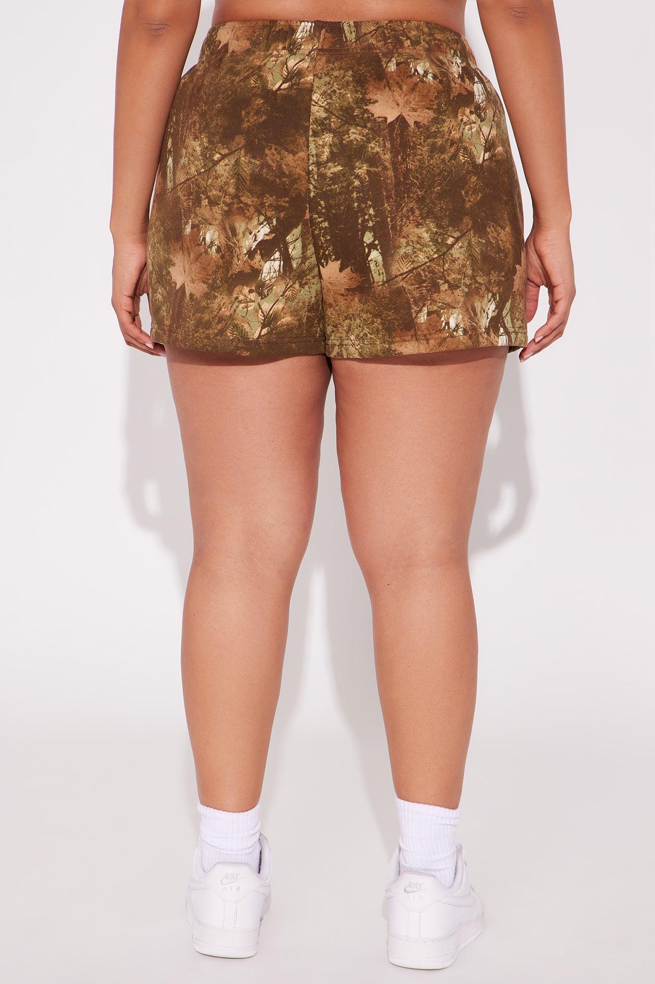 Too Busy For You Camo Mini Shorts - Camouflage Product Image