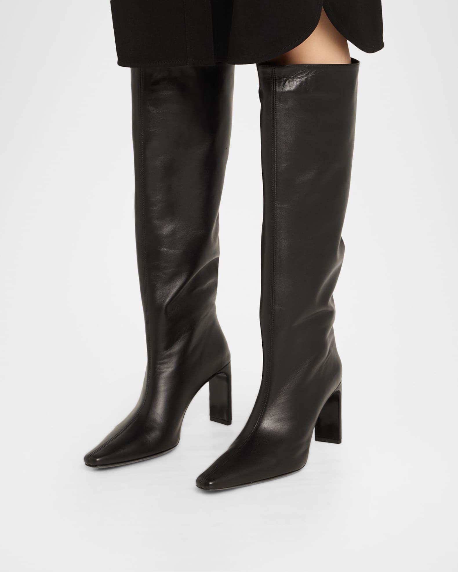 Wally Leather Knee-High Boots Product Image
