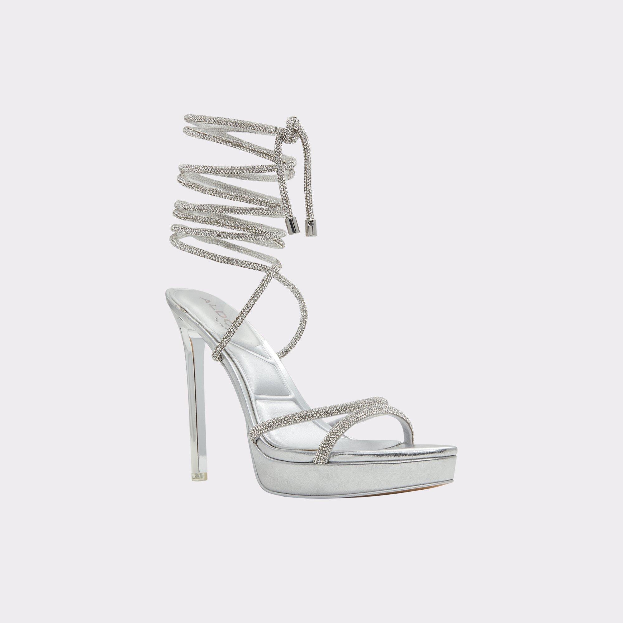 Izabella Silver Women's Strappy sandals | ALDO US Product Image