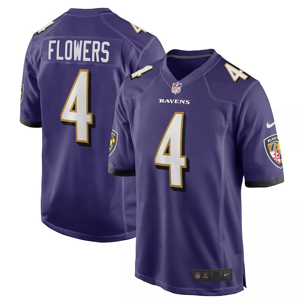 Zay Flowers Baltimore Ravens Nike Mens NFL Game Football Jersey | 67NMBLGH8GF-00P Product Image