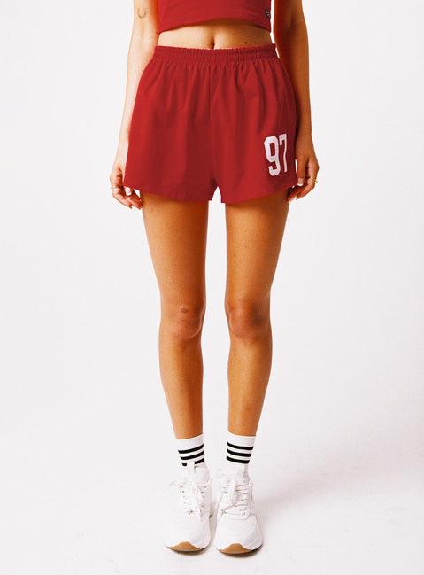 SDSU Soffee Shorts Red Product Image