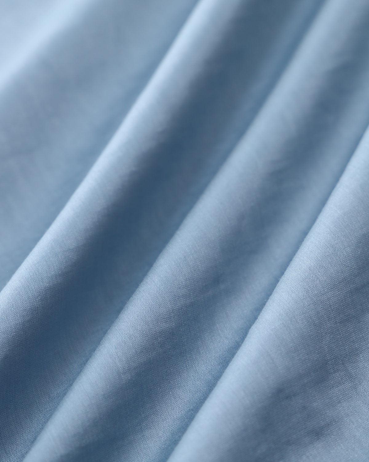 Blue Zipper A-Line Skirt Product Image