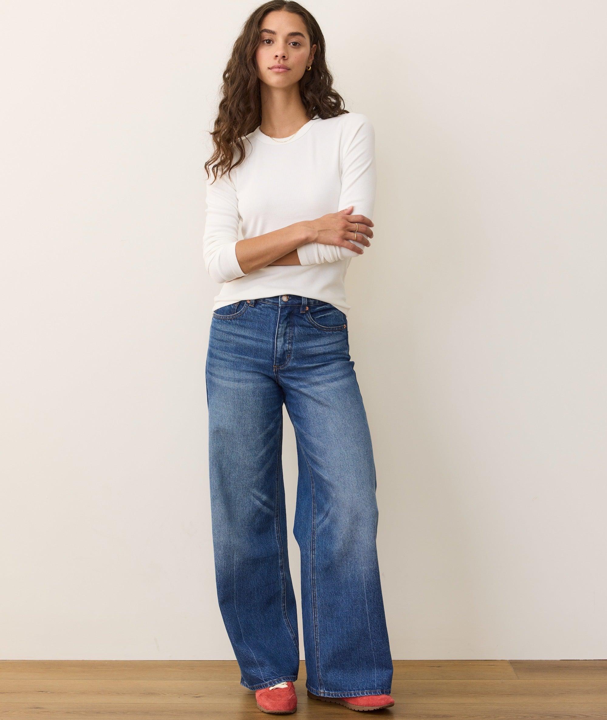 Lexi Rib Sun-In Longsleeve Crew Tee Product Image