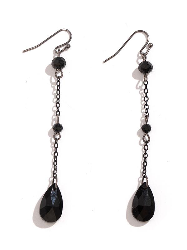 Beaded Chains Drop Earrings Earrings Accessories Product Image