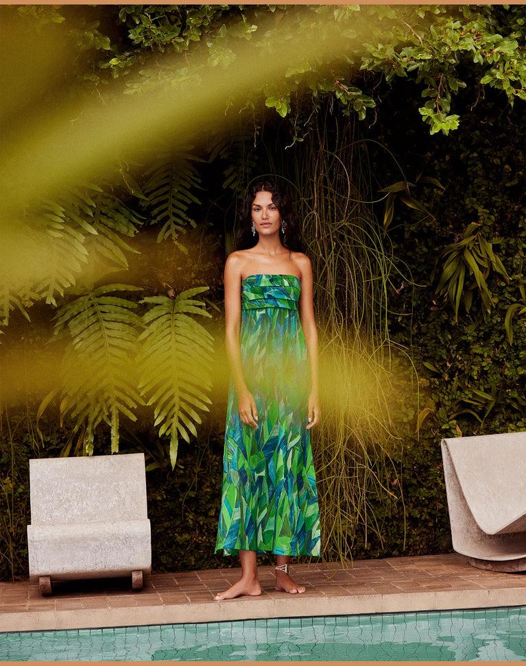 Davina Maxi Dress - Tropics Product Image