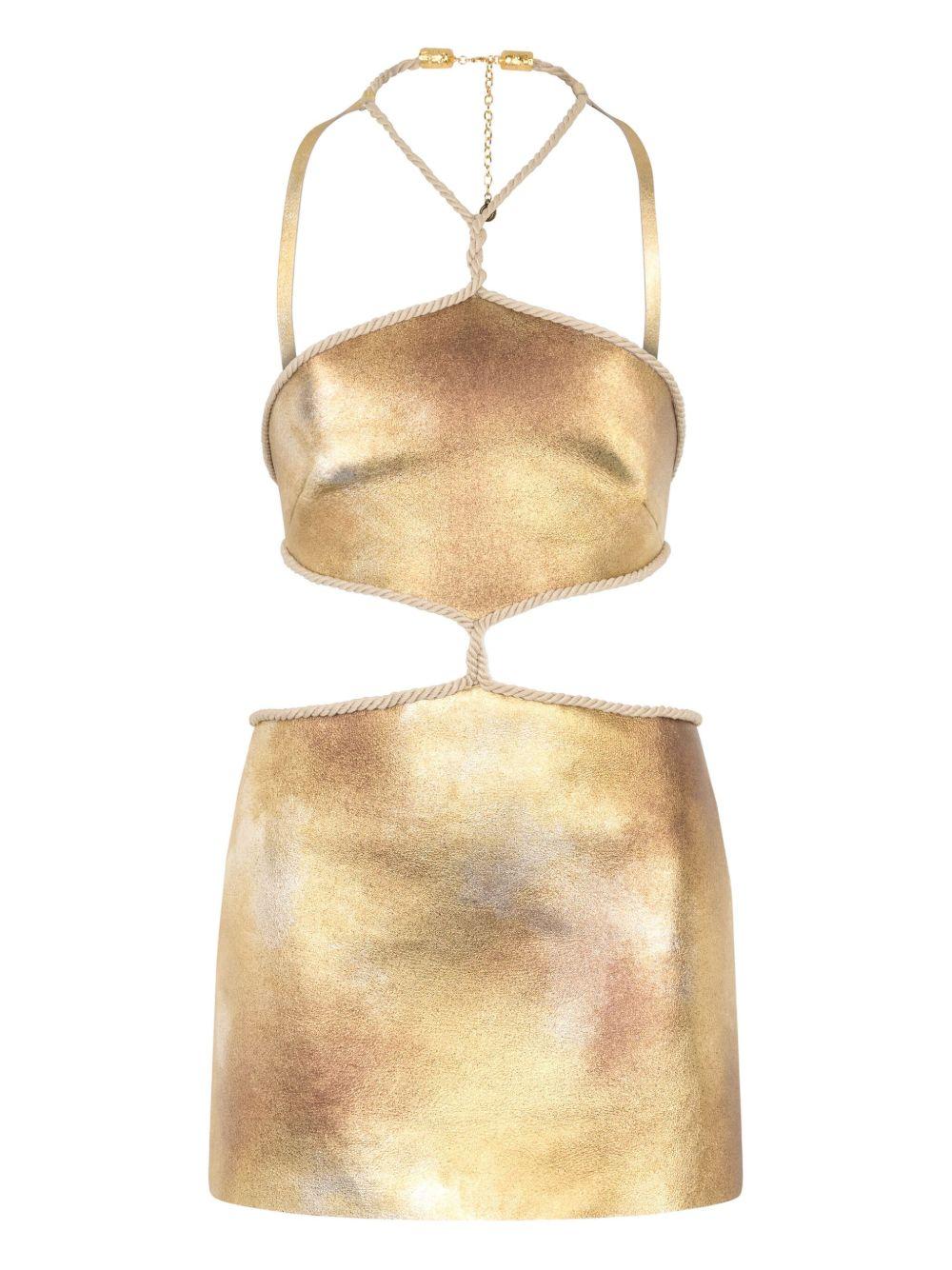 cut-out mini dress Product Image