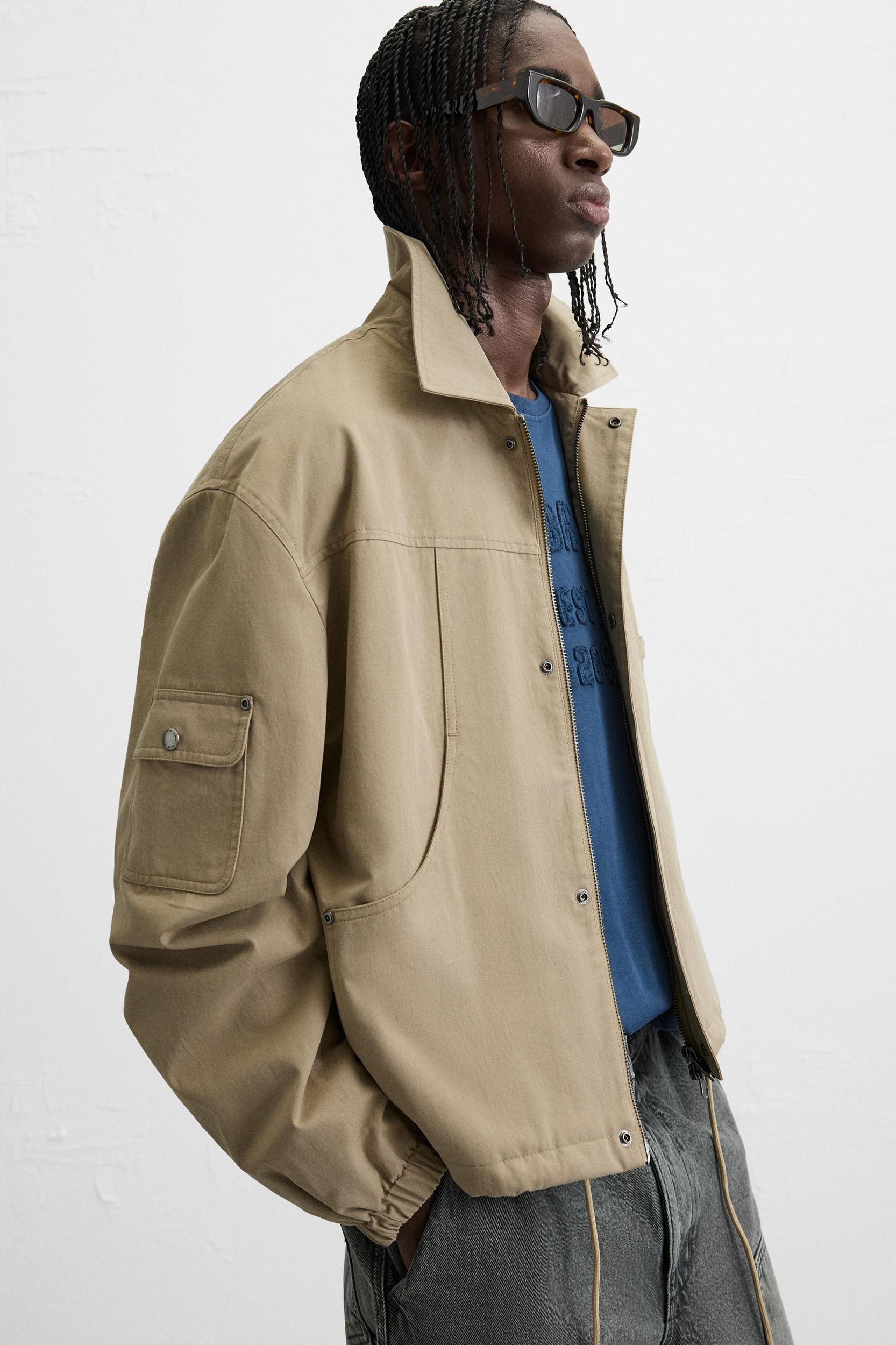 RELAXED FIT POCKET JACKET Product Image