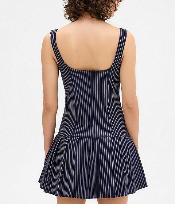 BDG Urban Outfitters Pinstripe Pini Sleeveless Dress Product Image