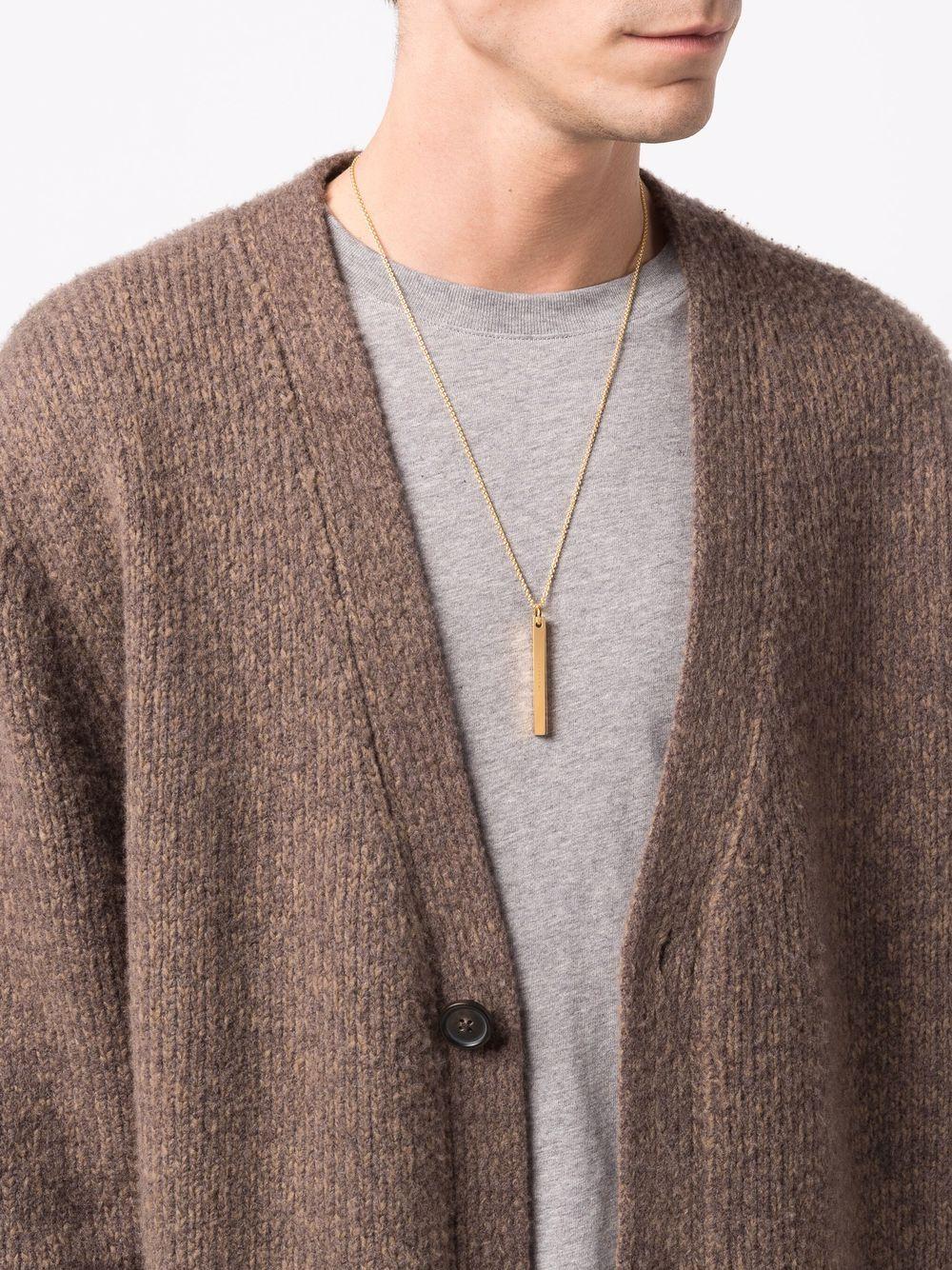 Cube-chain 9kt gold-plated sterling-silver necklace Product Image