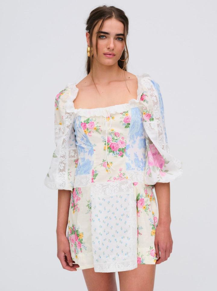 Evelina Mini Dress — Multi Product Image